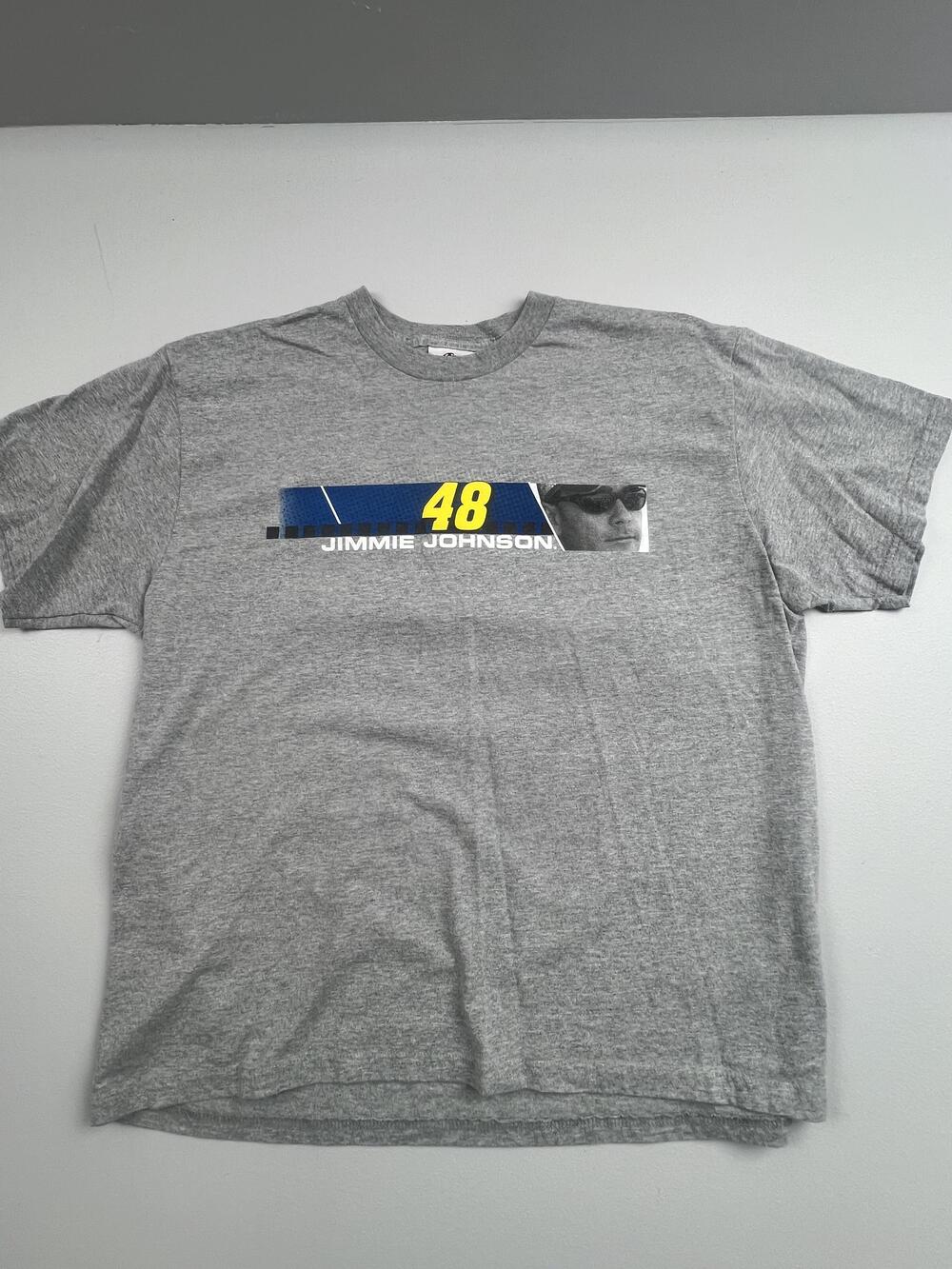 Vintage Jimmie Johnson 48 Shirt Mens XL Gray NASCAR Racing Winner's Circle VTG